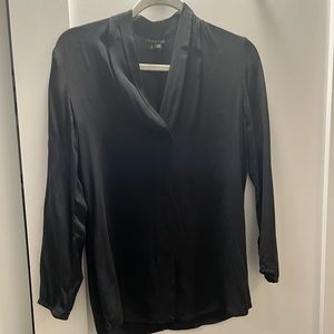 Silk theory blouse size small